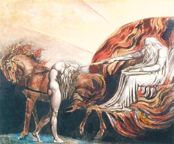 God Judging Adam 1795 by William Blake 1757-1827